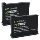 Wasabi Power Battery (2-PACK) For INSTA360 One X2 (not Waterproof). Fixed Price $20.99.