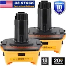 2PACK 18V 20V Max DCA1820 Battery Adapter For Dewalt Li-ion Tools Converter. Fixed Price $63.13.