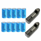 Ultrafire 16340 Battery 1800MAH RCR123A Rechargeable 3.7V Cell Charger Lot. Fixed Price $29.19.