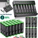 Aaa Rechargeable Batteries 1100 2800MAH 1.2V Ni-mh / Optional Charger Lot. Fixed Price $22.59.