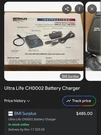 CH0002 Ultralife Battery Charger. Fixed Price $250.00.