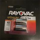 Rayovac Lithium Batteries Pack RL123A-2G 3V Flashlight Camera. Fixed Price $12.98.