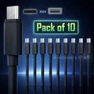 10X Type To Usb-a Fast Cable Cord Charging Quick Charger Bulk Wholesale. Fixed Price $10.97.