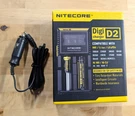 Nitecore D2 Digicharger Universal Battery W/ 12V Dc Car Adapter. Fixed Price $14.99.