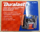 New! Duralast DL-1200AL Lithium Jump Starter Portable Power & Compressor. Fixed Price $82.99.