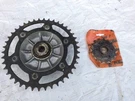 Ktm 640 LC4 2004 Oem Rear Carrier Hub Sprockets Used. Fixed Price $88.00.