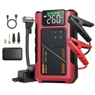 12000MAH Portable Jump Starter With Air Compressor, 150PSI, 12V Car Battery. Fixed Price $59.99.