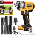High Torque 1/2" Cordless Impact Wrench 3 In For Dewalt 20V Battery(tool Only). Fixed Price $49.99.