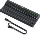 16-BAY Aaa Battery Charger For Nimh Nicd With Led Indicator, Black. Fixed Price $51.69.