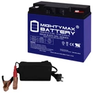 Mighty Max ML22-12 Gel 12V 22AH Int, Sla Agm Battery + 4AMP Charger. Fixed Price $79.99.