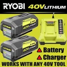 8.0AH Battery Volt For Ryobi Lithium OP40602 With Led / Charger. Fixed Price $96.00.