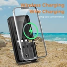 Alpha Digital Outdoor Solar Portable Power Bank With Wireless - Black. Fixed Price $31.42.