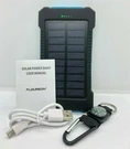 Floureon Solar Power Bank With Flashlight, Compass & Carabiner Free Shipping. Fixed Price $22.48.