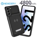 4800MAH Battery Charger Case For Samsung Galaxy S21 Wireless Charging Power Bank. Fixed Price $34.00.