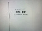 Icom CM-30 Service Manual Digital. Fixed Price $6.00.