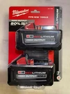 Pack Genuine Milwaukee M18 Xc Amp 18V Lithium Battery 48-11-1862. Fixed Price $159.00.