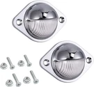 Justech 2PCS 3LED License Plate Light, Waterproof Number Lights, Silver. Fixed Price $19.49.