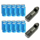 Ultrafire 16340 Battery 3.7V 1800MAH RCR123A Rechargeable / Smart Charger Lot. Fixed Price $30.49.