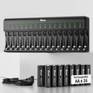 Bonai Rechargeable Aa Batteries With Charger, 2800MAH High Capacity Pre-charg.... Fixed Price $61.05.