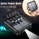 20000MAH Mini Solar Power Bank 4 Outputs Portable Usb Charger For Cell Phone. Fixed Price $19.98.