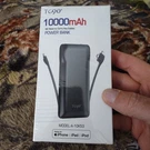 TG90 A-10K53 Portable 10000MAH Power Bank Compatible W/iphone/ipad/ipod New. Fixed Price $22.00.
