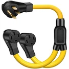 Lazmumi Amp Y Splitter Adapter Cord For Rv And Ev, Prong 1450P-1450R*2. Fixed Price $97.03.