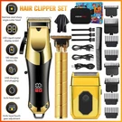 Professional Hair Clippers Trimmer Cutting Beard Cordless Barber Shaving Machine. Fixed Price $39.98.
