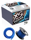 Xs D925 2000 Amp Car Audio Battery+terminal Hardware+power/ground Wires. Fixed Price $260.44.