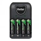 Vivitar Vpower Compact Battery Charger With 4 Aaa Nimh Batteries. Fixed Price $21.32.