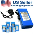 12V Dc Rechargeable Lithium-ion Battery Portable Pack W/ Charger Switch. Fixed Price $54.99.