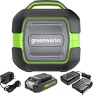 Greenworks Powerall 24V Outdoor Bluetooth Portable Speaker 2AH Battery & Charger. Fixed Price $88.96.