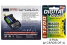 IQ-328 / Aaa Lcd Charger + 8-PACK Nimh 1200MAH Accupower Micro Batteries. Fixed Price $72.99.