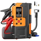 Car Battery Jump Starter With Air Compressor 5000A 150PSI, Portable. Fixed Price $78.99.