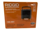 Ridgid 18V Bluetooth Speaker, Tool Only, Premium Sound R84088B, 25 Hr Runtime. Fixed Price $39.99.