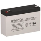 6V 7AH Mighty Max ML7-6 Battery Replacement Maintenance-free By Sigmastek. Fixed Price $15.49.