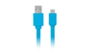 New / Bnip Urban Beatz Micro Usb Sync Charger Cable Tangle-free Flat Blue. Fixed Price $7.50.