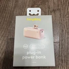 4200MAH Plug In Power Bank With Usb-c Connector- Heyday Peach. Fixed Price $16.99.