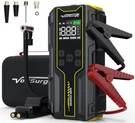 Car Jump Starter With Air Compressor, 6000A Peak 12V Battery, 150PSI, Led Light. Fixed Price $94.76.