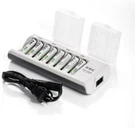 Battery Charge Ebl 808 Rapid Bay Smart Aaa With 8PCS 800MAH Ni-mh. Fixed Price $18.88.