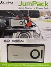 Cobra Cpp 8000 Jumpack Starter/power. Fixed Price $39.00.