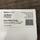 Promariner 05504 Digital Moblie Charger 12V. Fixed Price $150.00.