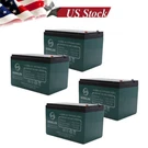 2/3/4 Pack 12V 12AH 6-DZM-12 Rechargeable Battery Electric Go Karts Scooters Atv. Fixed Price $209.88.