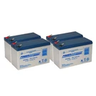 Power-sonic 12V, 7AH, Agm, F2 Terminal, Battery Replaces Sel HYS1290 4 Pack. Fixed Price $79.99.