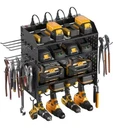 Cccei Modular Pegboard Rack Power Tool Organizer With Charging Station. 4 Lay.... Fixed Price $54.79.
