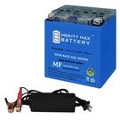 Mighty Max YB12A-A Gel 12V 12AH 165CCA Motorcycle Battery + 2AMP Charger. Fixed Price $69.99.