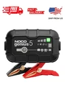 Noco GENIUS5: 5A 6V/12V Smart Battery Charger, Maintainer And Desulfator. Fixed Price $63.99.
