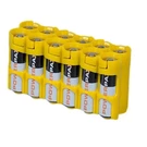 Storacell By Powerpax Aa 12 Pack Battery Caddy, Yellow - Holds Batteries. Fixed Price $8.99.