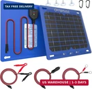 Oymsae 12V 7.5W Solar Trickle Charger & Maintainer - Waterproof Battery. Fixed Price $56.86.