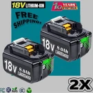2PACK For Makita 18V Battery 8.0AH Li-ion BL1830 BL1850 BL1840 BL1860B Lxt Tool. Fixed Price $34.99.