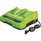 Greenworks 24V 4A Dual Port Charger 2961702 841821007867. Fixed Price $59.33.